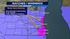 Winter storm warning for 4 counties through Sunday morning, Jan. 29