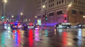 Stolen vehicle struck Glendale squad in Milwaukee near 10th and State