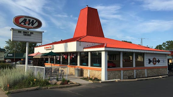 A&W spokesbear Rooty wearing jeans 'going forward'