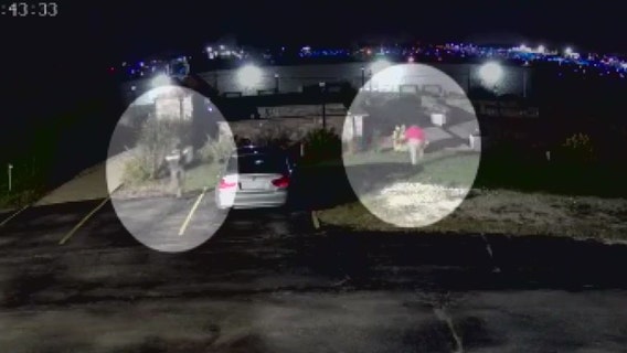 St. Francis business vandalized; police seek BMW, 3 people