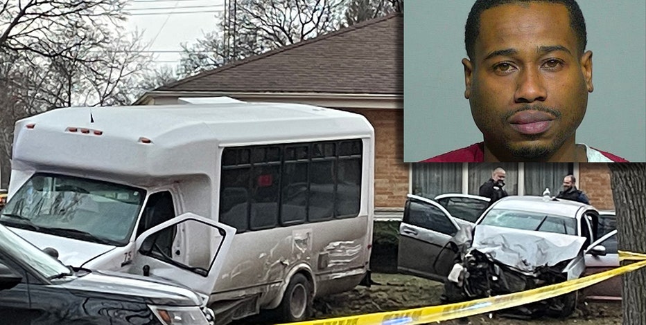 Wauwatosa police chase, Milwaukee crash; officer injured, man charged