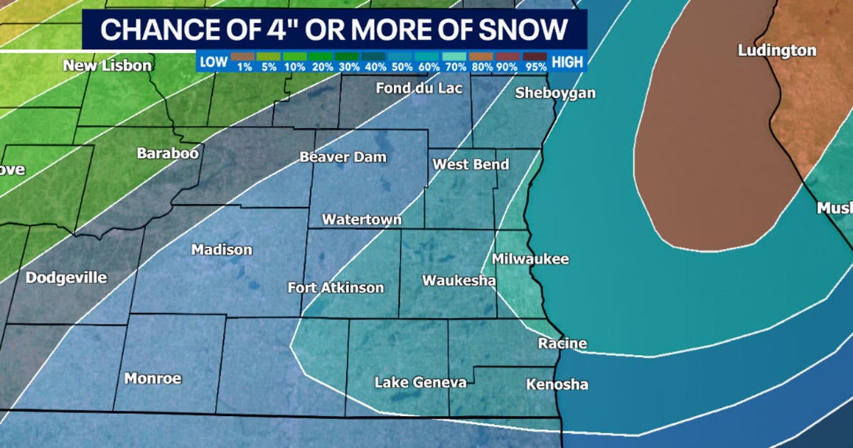 Snow forecast for southeast Wisconsin on Thursday, Feb. 16 | FOX6 Milwaukee