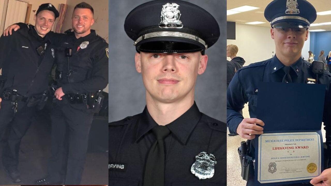 Peter Jerving's funeral 5th Milwaukee officer killed on duty in 5 years