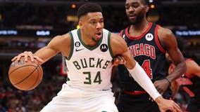 Bucks beat Bulls, Giannis sets assists mark, hurts wrist