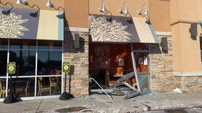 Car crashes into Panera Bread in West Bend