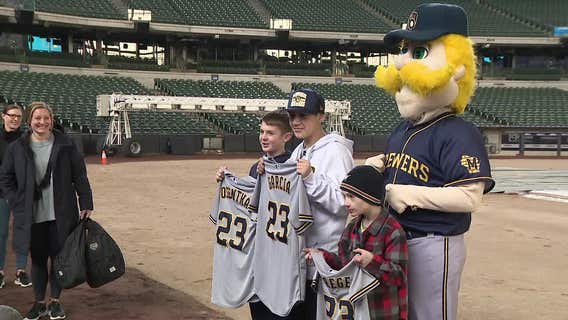 Brewers, Aurora surprise kids with spring training trip