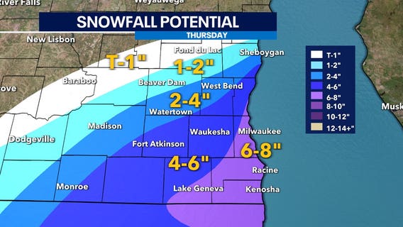 Winter storm warning; highest snow totals to southeast