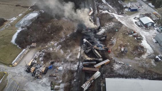 'Trust the government' says head of EPA during visit to Ohio train derailment site