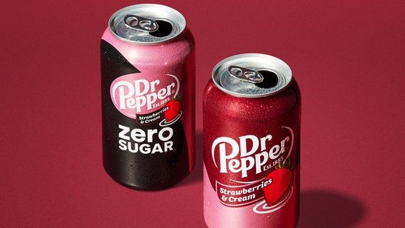 Dr Pepper launches new flavor: strawberries and cream