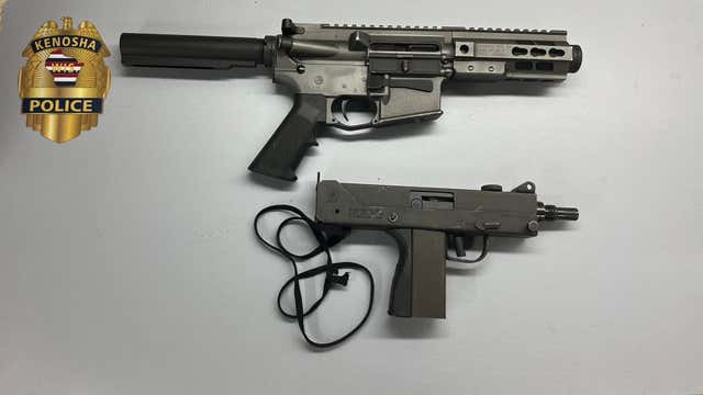 Kenosha police seize 2 illegally possessed firearms