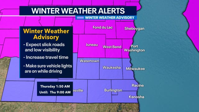 Slick roads, messy commute; snow showers, freezing drizzle winding down