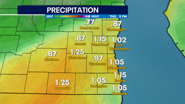 Snow and rain likely Thursday; highest totals NW