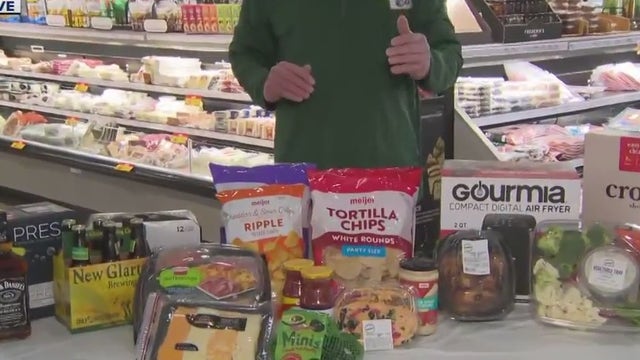 Super Bowl LVII party preparations at Meijer