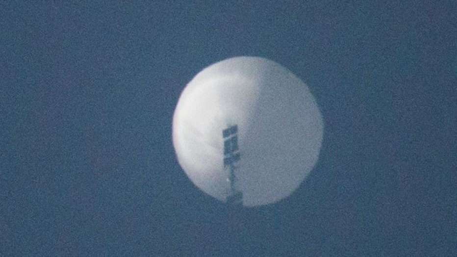 Suspected Chinese spy balloon