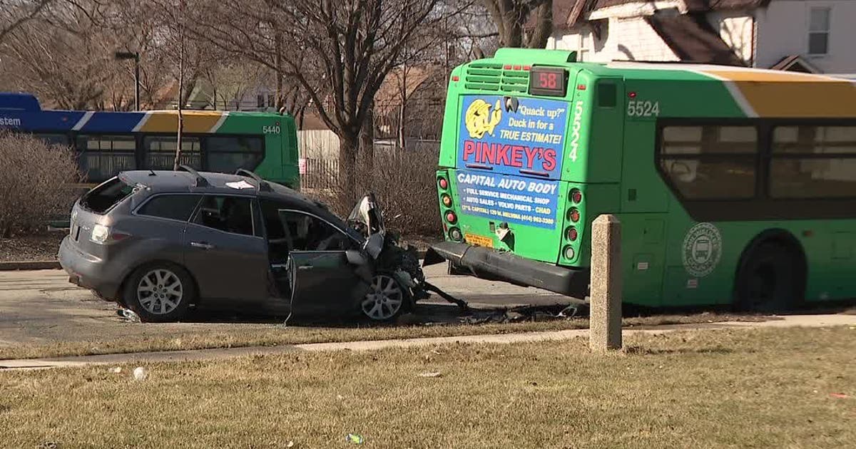 SUV crashes into bus, Milwaukee police investigate shots fired | FOX6 ...