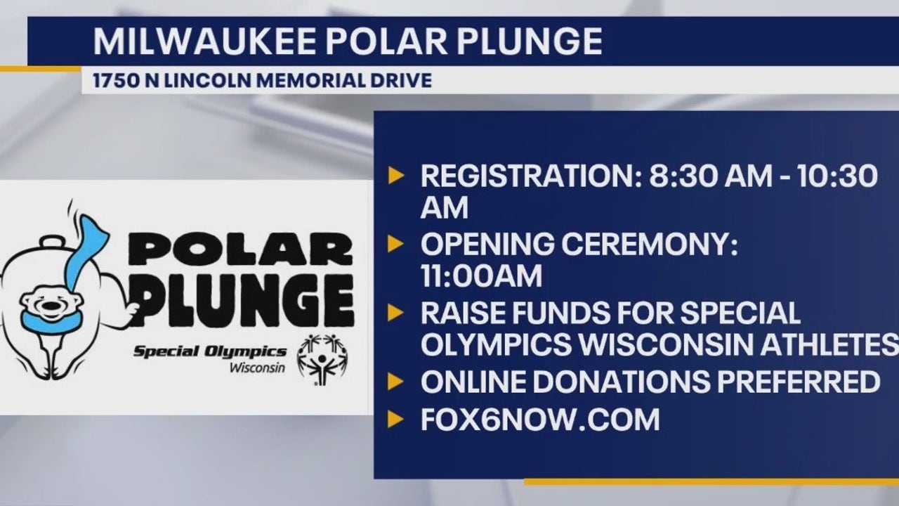 Polar Plunge fundraiser at Milwaukee lakefront