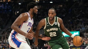 Bucks' winning streak snapped, 76ers prevail in Milwaukee