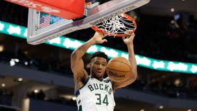 Antetokounmpo, Lopez lead Bucks past Raptors 118-111