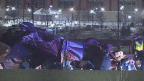 Milwaukee I-94 rollover crash near American Family Field