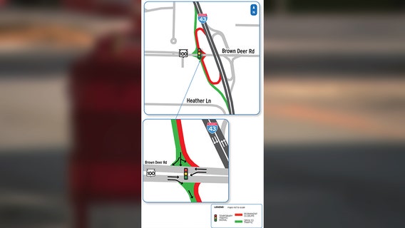 I-43 construction: Brown Deer Road ramp closures start March 22