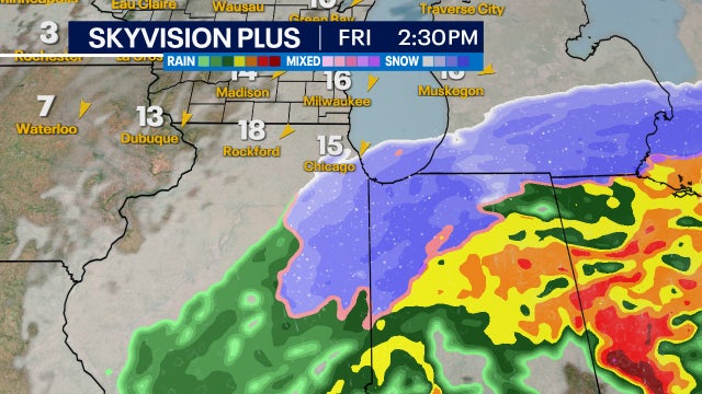 Wisconsin snow potential Friday, mostly to south