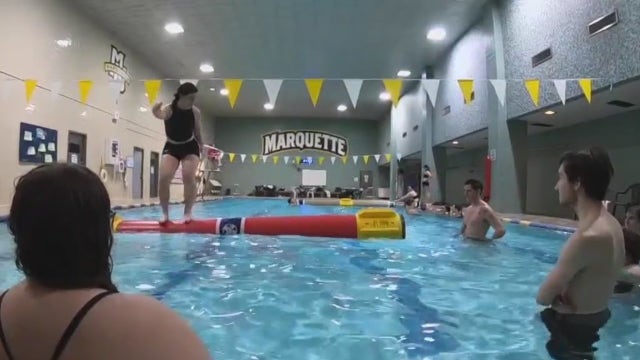 Marquette logrolling club in 2nd year: 'It's really fun'