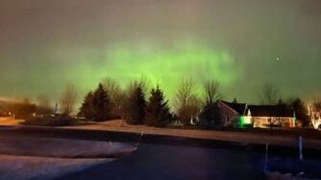 Northern lights in southeast Wisconsin Thursday night