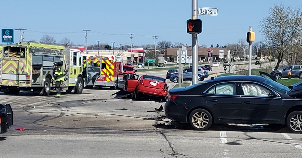 Mount Pleasant crash, 2 drivers taken to hospital | FOX6 Milwaukee