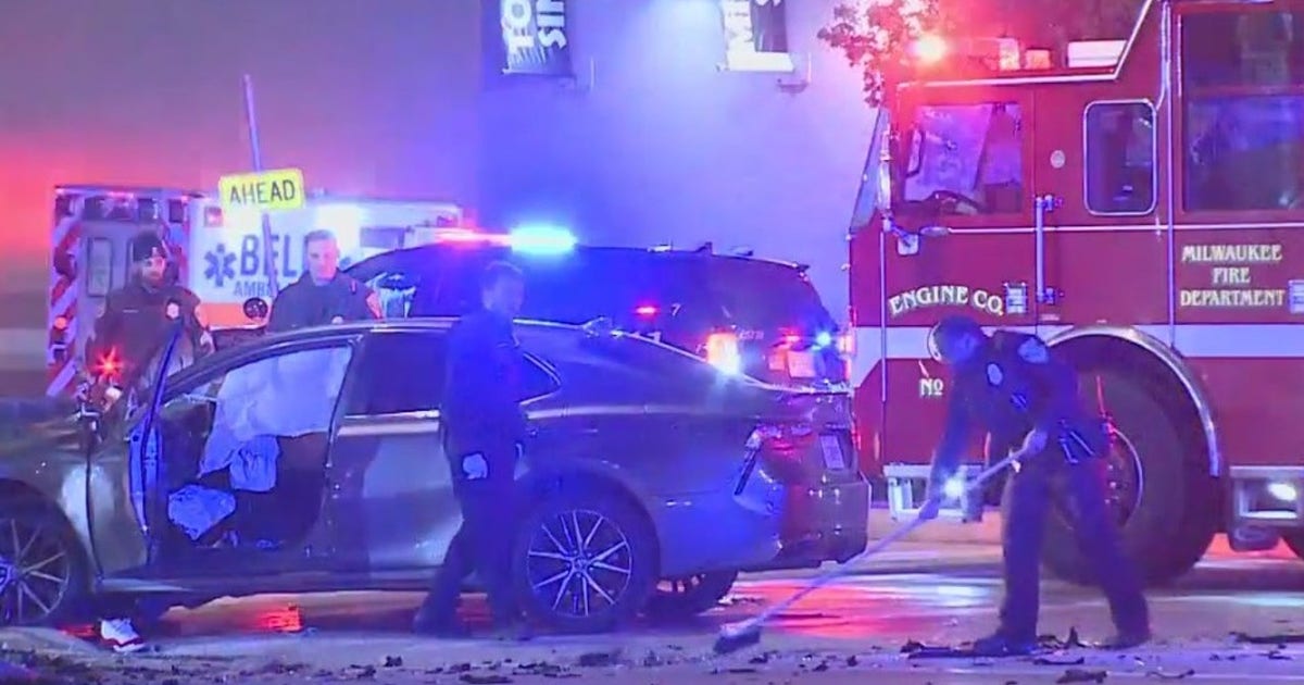 Milwaukee pursuit ends in crash, Fond du Lac and Maxwell, 1 arrested ...