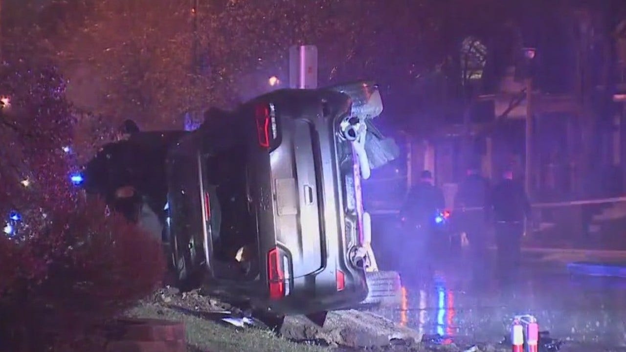 Milwaukee Rollover Crash; Driver Fleeing From Police, 1 Dead | FOX6 ...