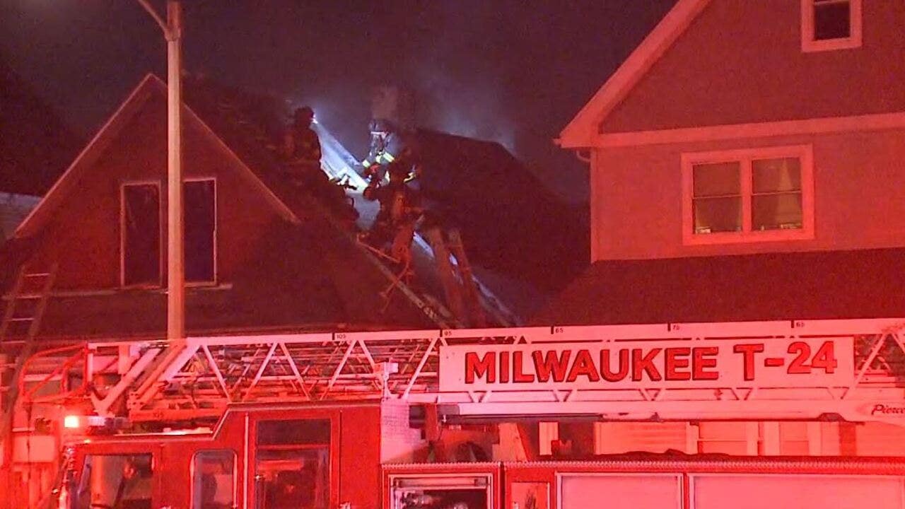 Milwaukee House Fire, 35th And Clarke, No Injuries | FOX6 Milwaukee