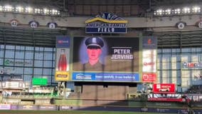 Brewers honor fallen MPD Officer Jerving: 'He would love it'
