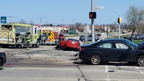 Mount Pleasant crash, 2 drivers taken to hospital