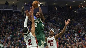 Heat eliminate top-seeded Bucks in OT