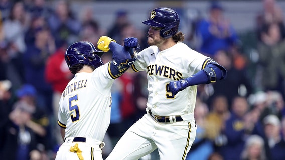 Brewers blank Mets, Brian Anderson homers twice