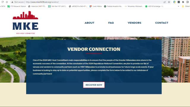 2024 Republican National Convention; Milwaukee launches 'Vendor Connection'