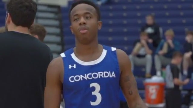 Concordia pharmacy student Freeman Jackson calls basketball 'an escape'