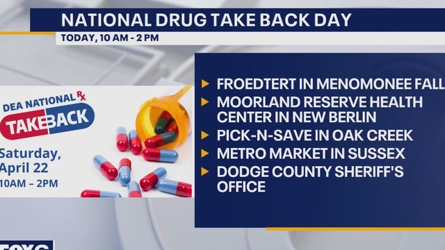 Drug Take Back Day is April 22 in Wisconsin