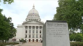 Wisconsin Capitol statue vandalized, protester sentenced to jail