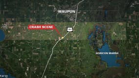 Dodge County fatal crash; semi, car collide on US 151