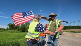 Milwaukee soldier dies unexpectedly, volunteers place flags