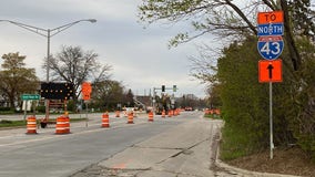 I-43 NB ramps closed at Good Hope Road