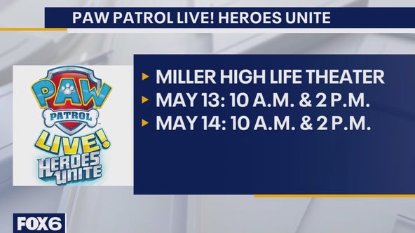 'PAW Patrol Live' at Miller High Life Theatre