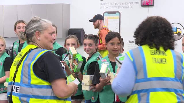 Kenosha Girl Scouts treat Amazon; get special surprise in return