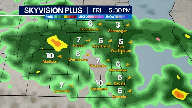 Weekend rain, cooler weather in SE Wisconsin forecast