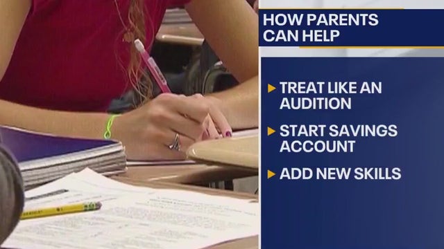 Summer jobs; tips on getting teen to work