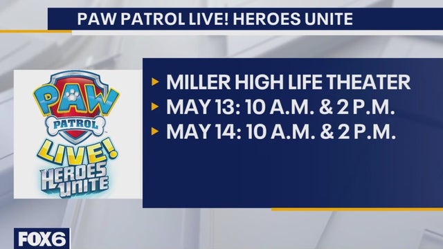 'PAW Patrol Live' at Miller High Life Theatre