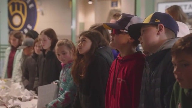 Reducing plastic waste; event at American Family Field