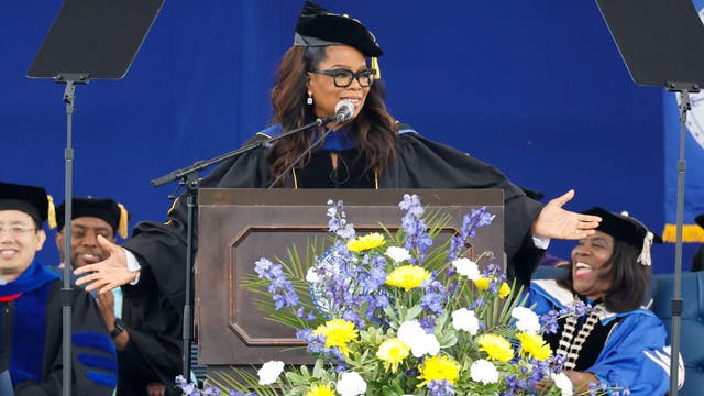Oprah gives commencement speech at alma mater Tennessee State University