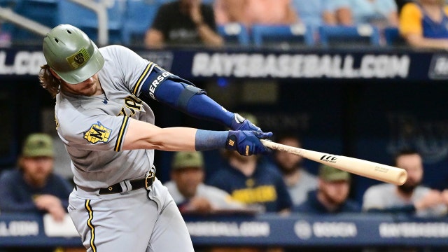 Rays beat Brewers; Miller, Anderson homer in loss